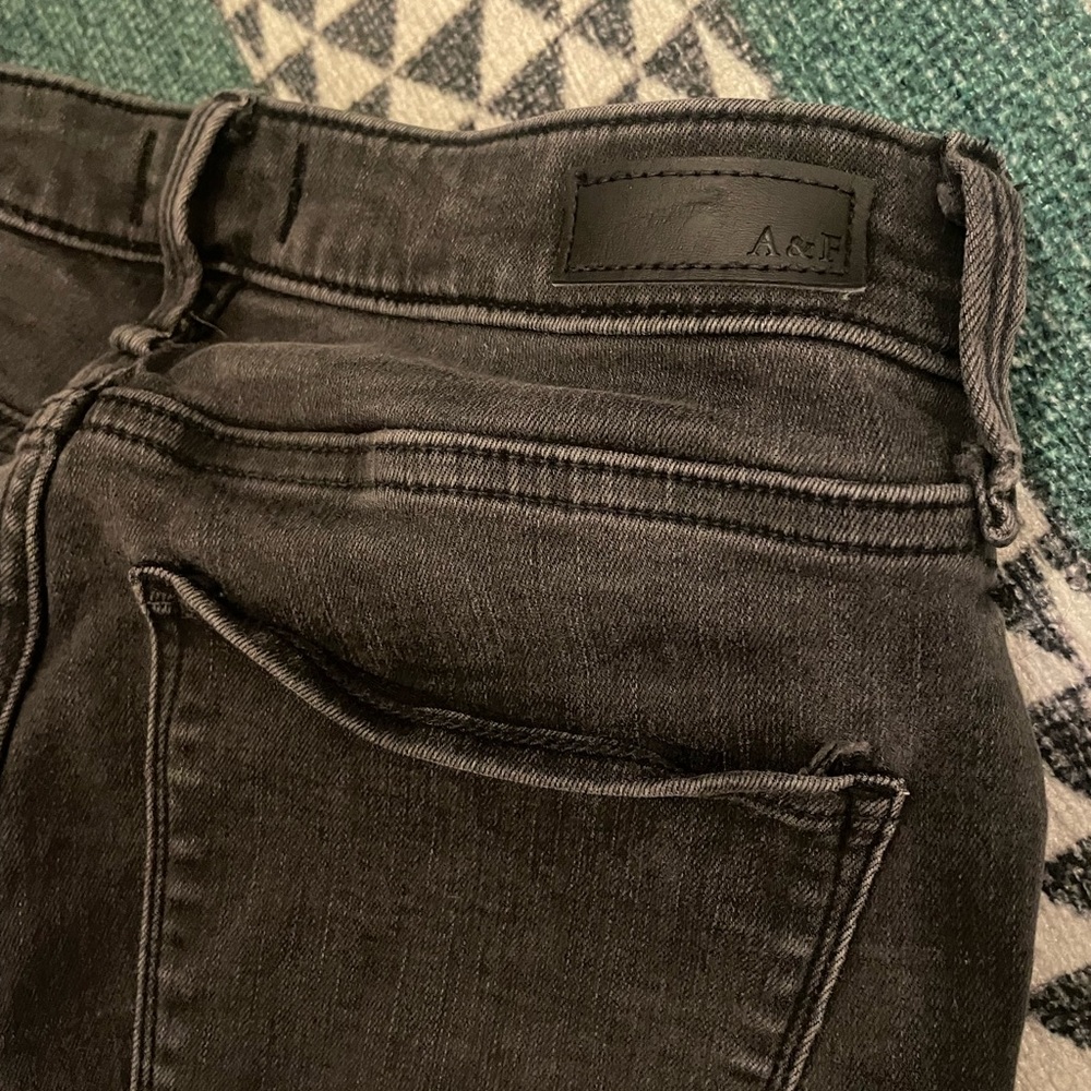 Simone black ripped high rise super skinny 27 4R - Picture 5 of 5